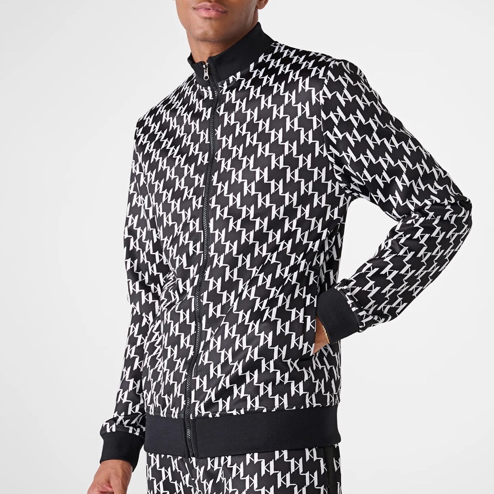 KL ALL OVER PRINT TRACK JACKET